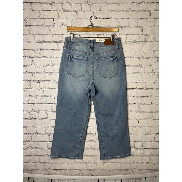 Judy Blue High Waist Wide Crop Women's Jeans Size 30x22 - Picture 7 of 9